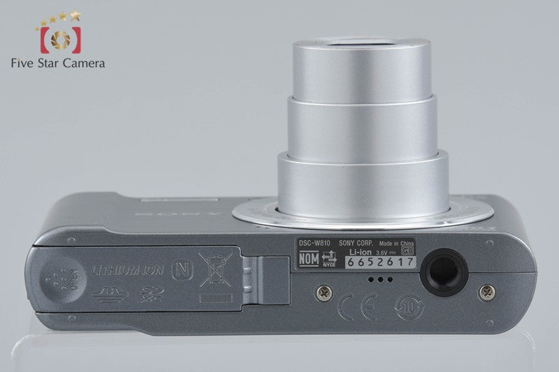 Sony Cyber-Shot DSC-W810 Silver 20.1 MP Digital Camera [Japanese Language Only]