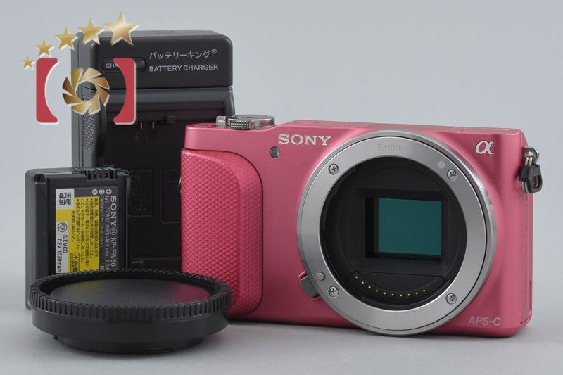 Sony α NEX-3N Pink 16.1 MP Digital Mirrorless Camera [Japanese Language Only]