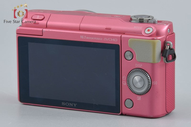 Sony α NEX-3N Pink 16.1 MP Digital Mirrorless Camera [Japanese Language Only]