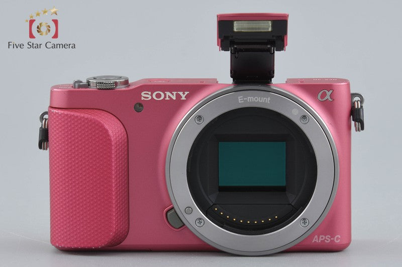Sony α NEX-3N Pink 16.1 MP Digital Mirrorless Camera [Japanese Language Only]