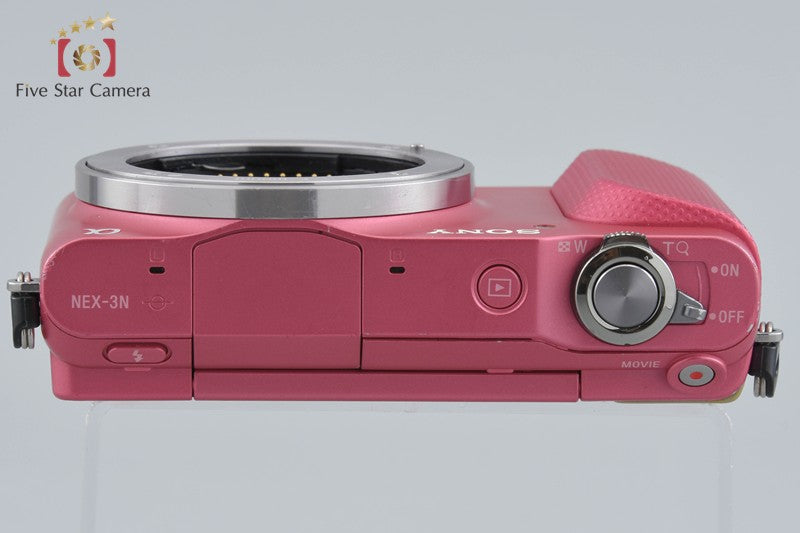 Sony α NEX-3N Pink 16.1 MP Digital Mirrorless Camera [Japanese Language Only]