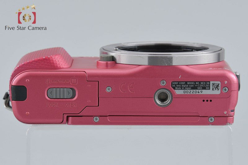 Sony α NEX-3N Pink 16.1 MP Digital Mirrorless Camera [Japanese Language Only]