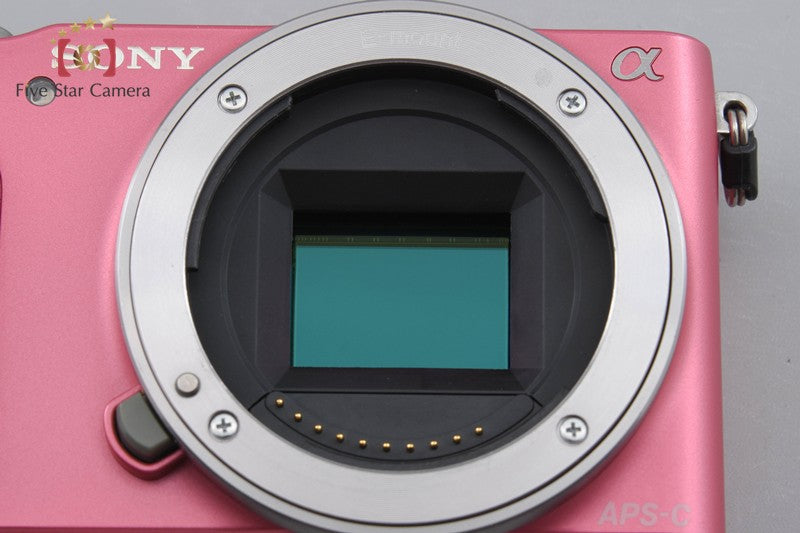 Sony α NEX-3N Pink 16.1 MP Digital Mirrorless Camera [Japanese Language Only]