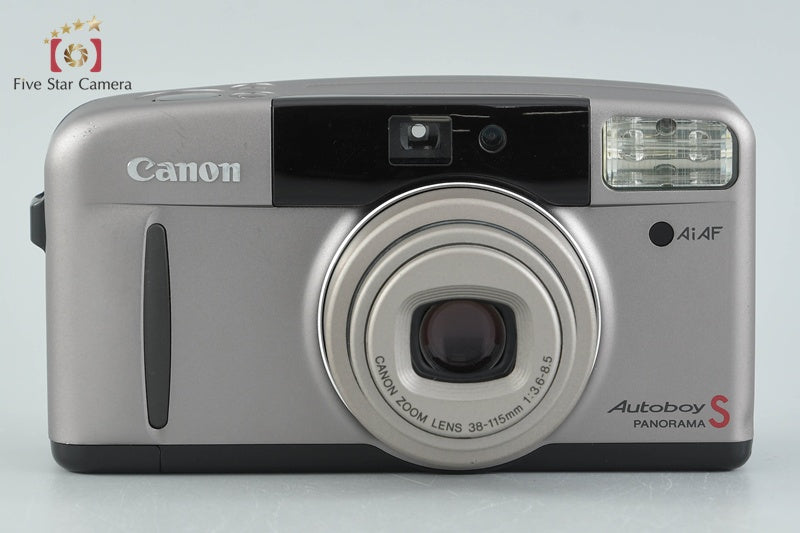 Canon Autoboy S PANORAMA Greige Titanium 35mm Point & Shoot Film Camera