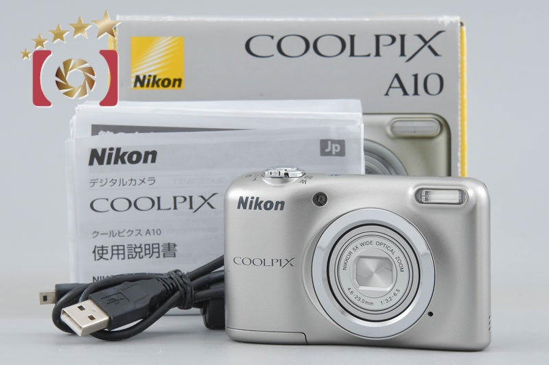 Nikon COOLPIX A10 Silver 16.2 MP Digital Camera w/ Box