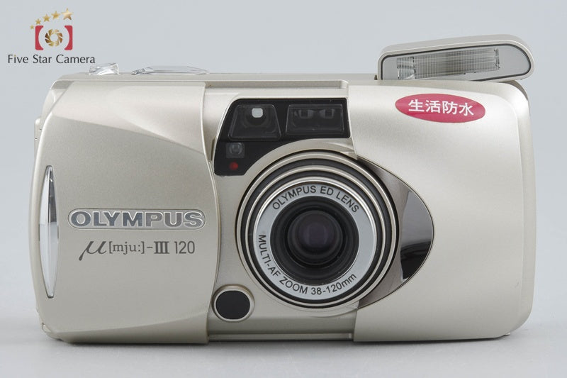 Olympus μ[mju:]-III 120 35mm Point & Shoot Film Camera w/ Box