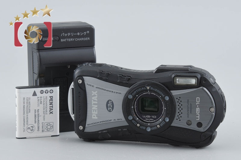 Ricoh PENTAX WG-10 Black 14.0 MP Waterproof Action Camera