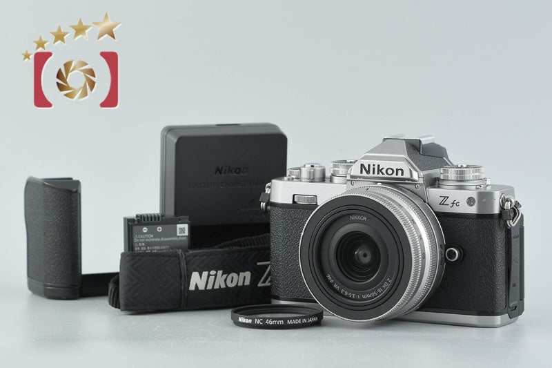 "Shutter count 1,792" Nikon Z fc Silver 20.9 MP 16-50 VR Lens