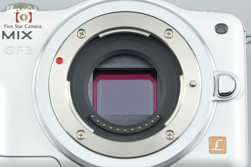 Panasonic LUMIX DMC-GF3 Shell White 12.1 MP 14-42 Lens [Japanese Language Only]