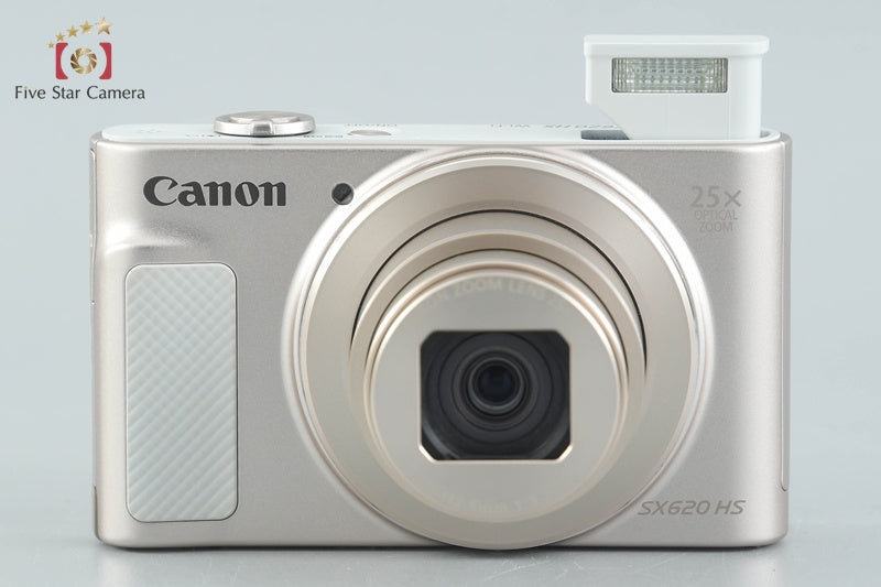 Canon PowerShot SX620 HS White 20.2 MP Digital Camera w/ Box