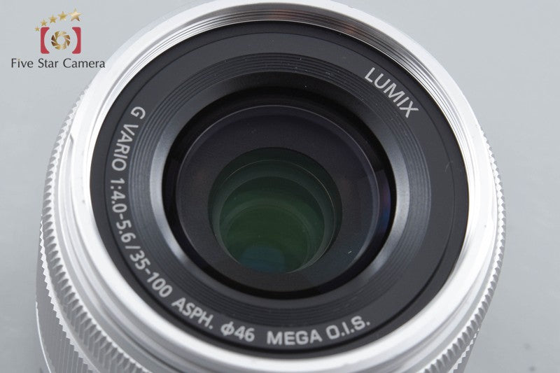 Panasonic LUMIX G VARIO 35-100mm f/4-5.6 ASPH. MEGA O.I.S. H-FS35100 Silver