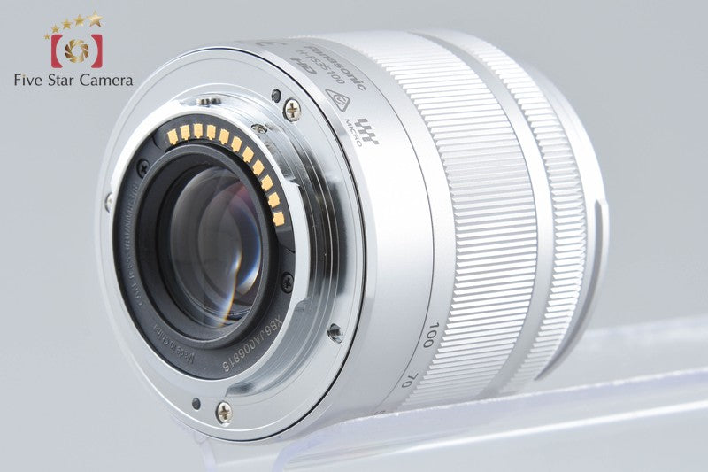 Panasonic LUMIX G VARIO 35-100mm f/4-5.6 ASPH. MEGA O.I.S. H-FS35100 Silver