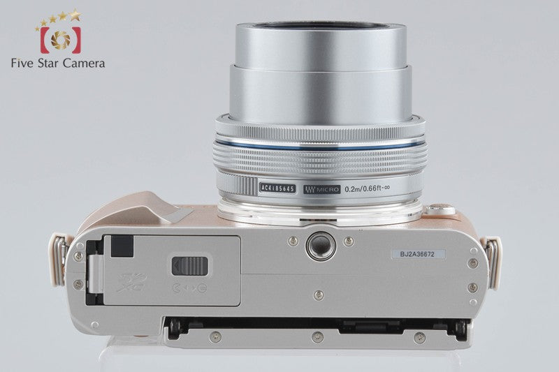 "Count 587" Olympus E-PL9 Brown 16.1 MP Mirrorless Camera 14-42 Lens