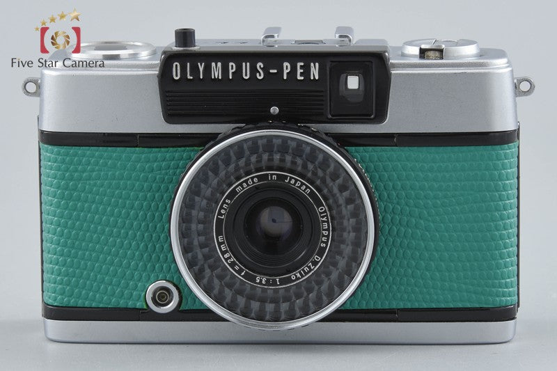 Olympus PEN EE-3 Light Green 35mm Half Frame Film Camera D.Zuiko 28mm f/3.5
