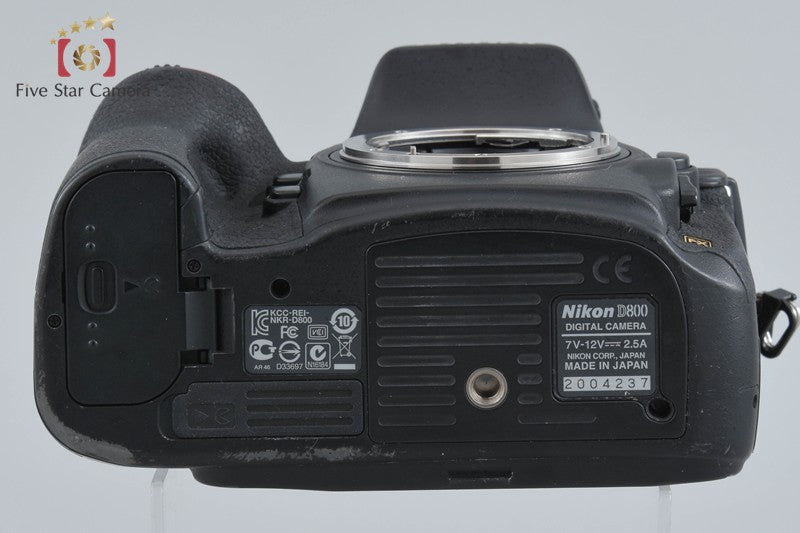 Nikon D800 36.3 MP Full Frame Digital SLR Camera Body