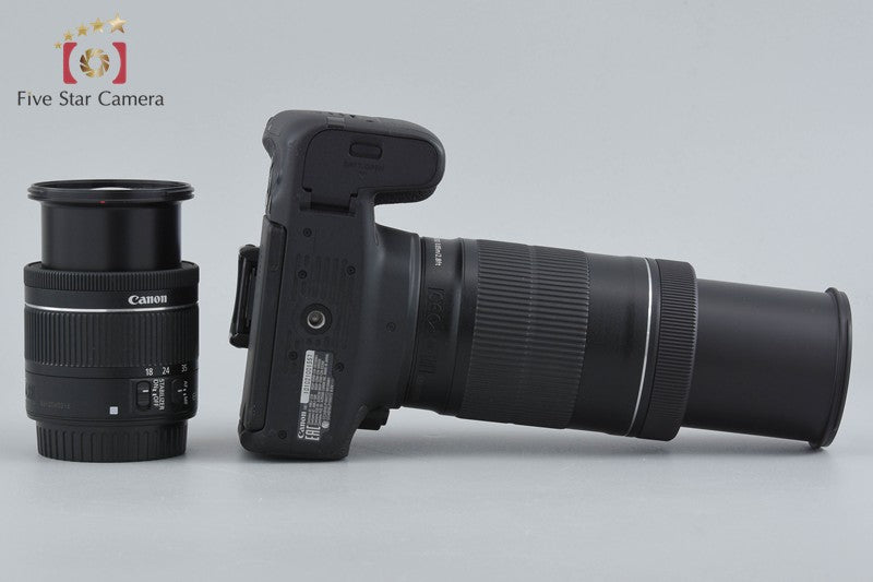 "Count 751" Canon EOS Kiss X9i / Rebel T7i / 800D 24.2 MP DSLR 18-55 55-250 Lens