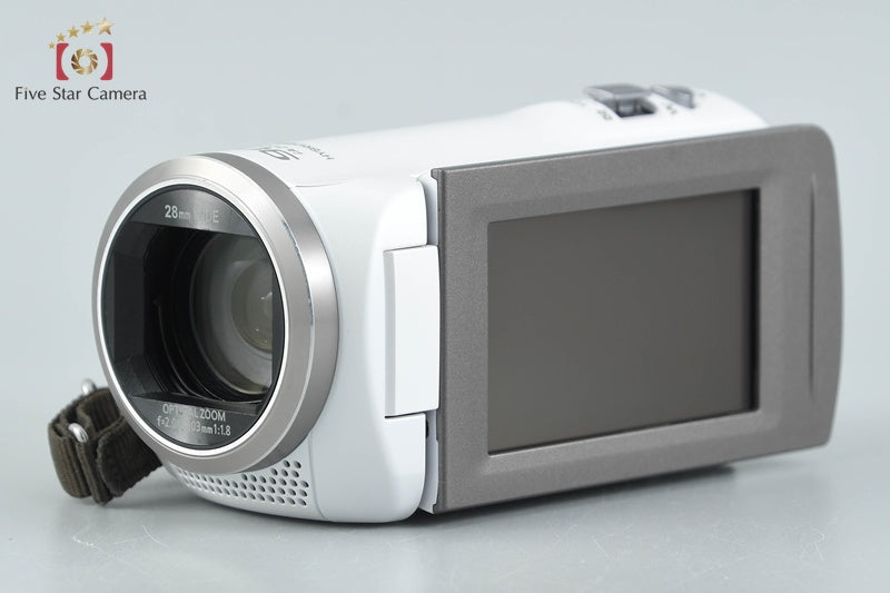 Panasonic HC-V360M 16GB 90x Zoom 2.2 MP White Digital HD Camcorder