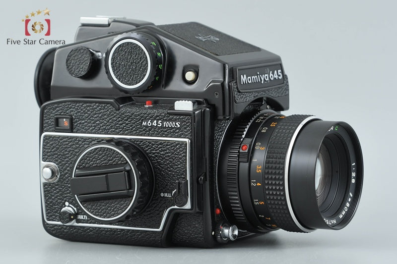 Mamiya M645 1000S Medium Format Film Camera + SEKOR C 80mm f/2.8