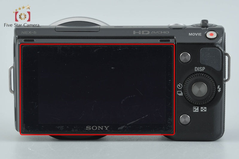 Sony α NEX-5 Black 14.2 MP Digital Camera 18-55 Lens [Japanese Language Only]