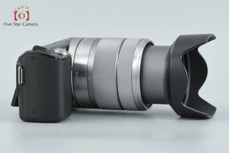 Sony α NEX-5 Black 14.2 MP Digital Camera 18-55 Lens [Japanese Language Only]