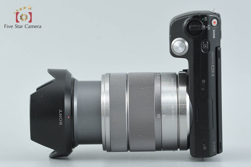 Sony α NEX-5 Black 14.2 MP Digital Camera 18-55 Lens [Japanese Language Only]