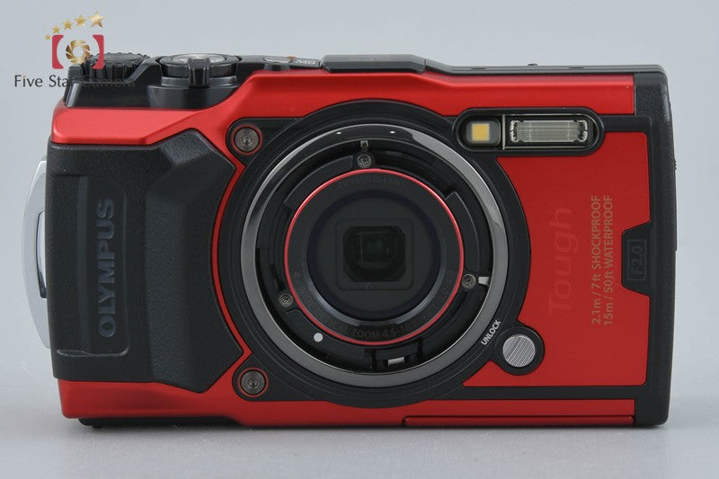 "Count 162" Olympus Tough TG-6 Red 12.0 MP 15m Waterproof Digital Camera
