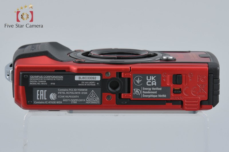 "Count 162" Olympus Tough TG-6 Red 12.0 MP 15m Waterproof Digital Camera