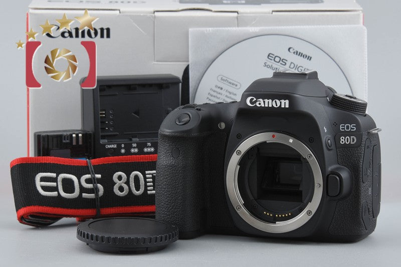 Canon EOS 80D 24.2 MP Digital SLR Camera Body w/ Box