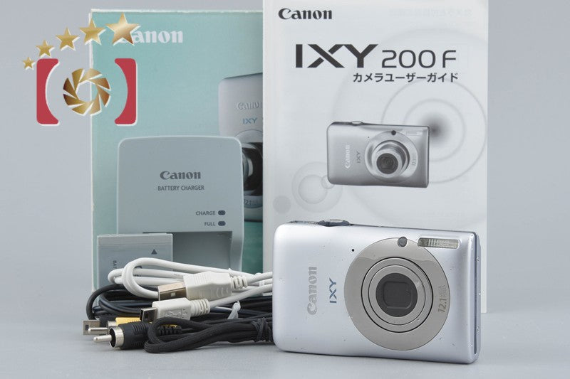 Canon IXY 200F Silver 12.1 MP Digital Camera w/ Box