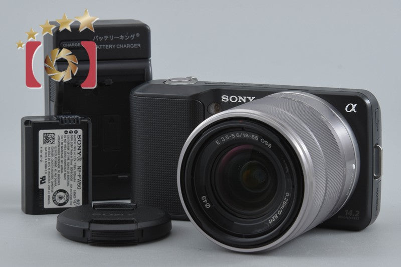 Sony Alpha α NEX-3 Black 14.2 MP 18-55 Lens [Japanese Language Only]