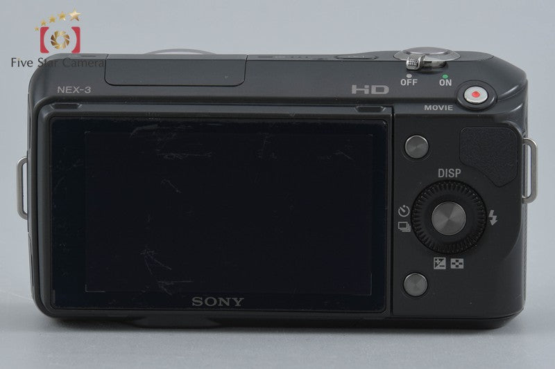 Sony Alpha α NEX-3 Black 14.2 MP 18-55 Lens [Japanese Language Only]