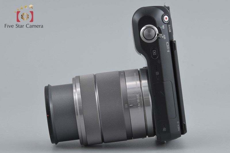 Sony Alpha α NEX-3 Black 14.2 MP 18-55 Lens [Japanese Language Only]