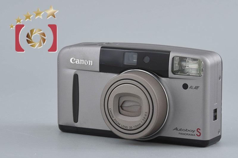 Canon Autoboy S PANORAMA Greige Titanium 35mm Point & Shoot Film Camera