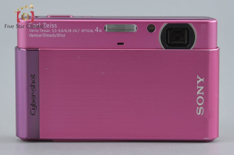 Sony Cyber-Shot DSC-T90 Pink 12.1 MP Digital Camera [Japanese Language Only]
