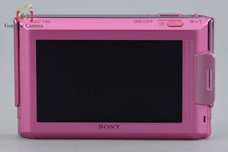 Sony Cyber-Shot DSC-T90 Pink 12.1 MP Digital Camera [Japanese Language Only]