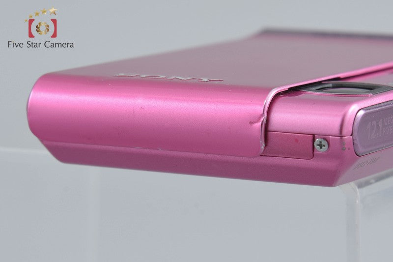 Sony Cyber-Shot DSC-T90 Pink 12.1 MP Digital Camera [Japanese Language Only]