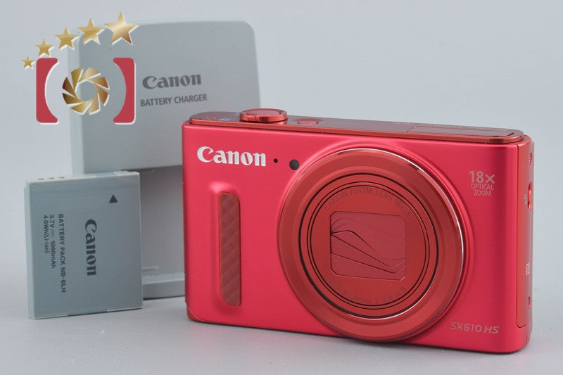 Canon PowerShot SX610 HS Red 20.2 MP Digital Camera