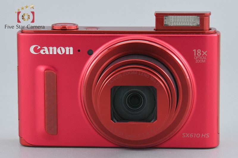 Canon PowerShot SX610 HS Red 20.2 MP Digital Camera