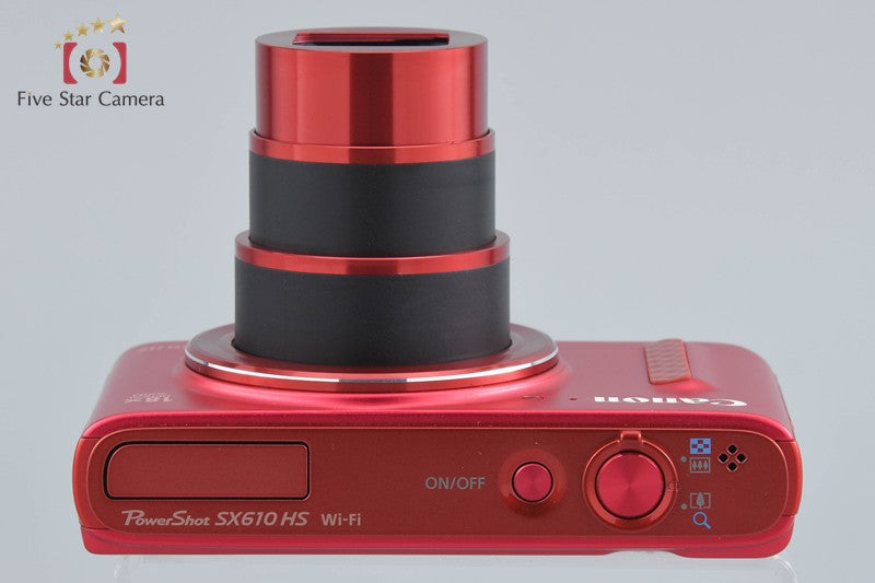Canon PowerShot SX610 HS Red 20.2 MP Digital Camera