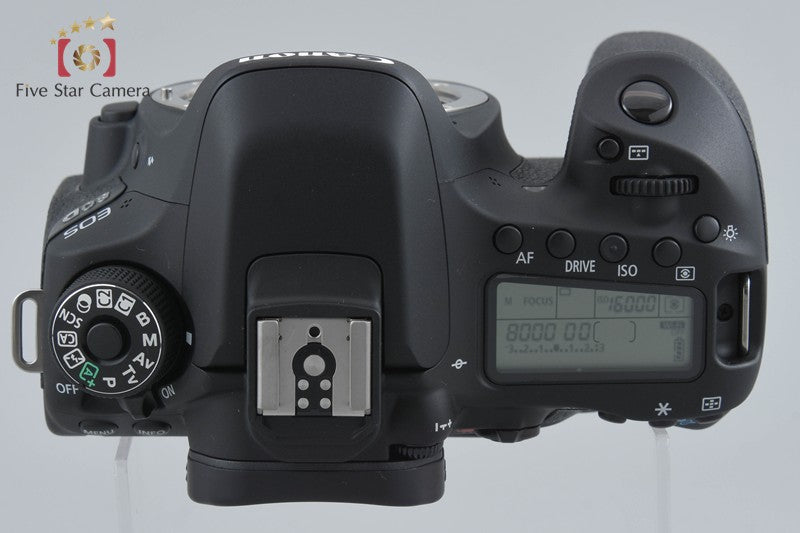 "Shutter count 569" Canon EOS 80D 24.2 MP Digital SLR Camera Body