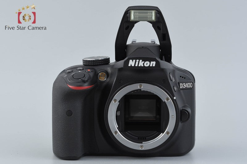 "Count 5,197" Nikon D3400 Black 24.2 MP DSLR AF-P 18-55 VR Lens