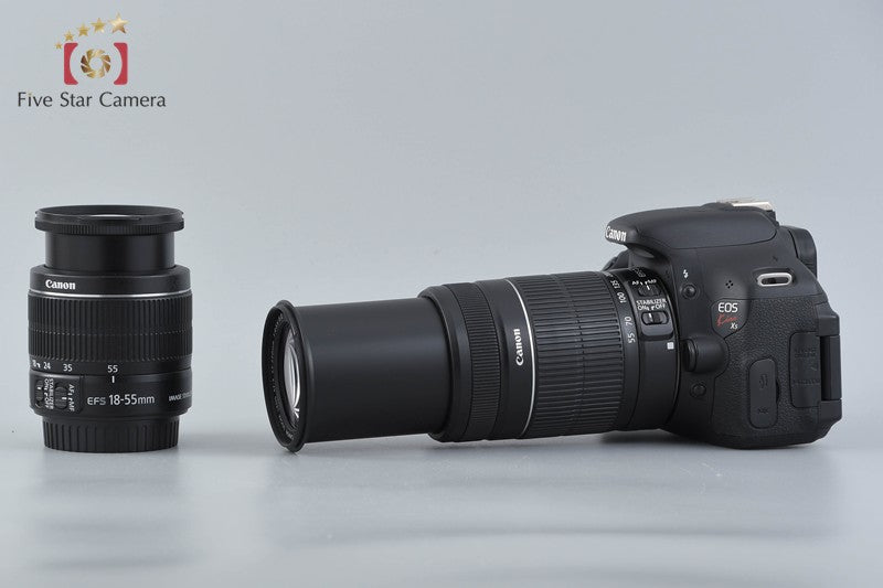 Canon EOS Kiss X5 / Rebel T3i / 600D 18.0 MP 18-55 55-250 Lenses