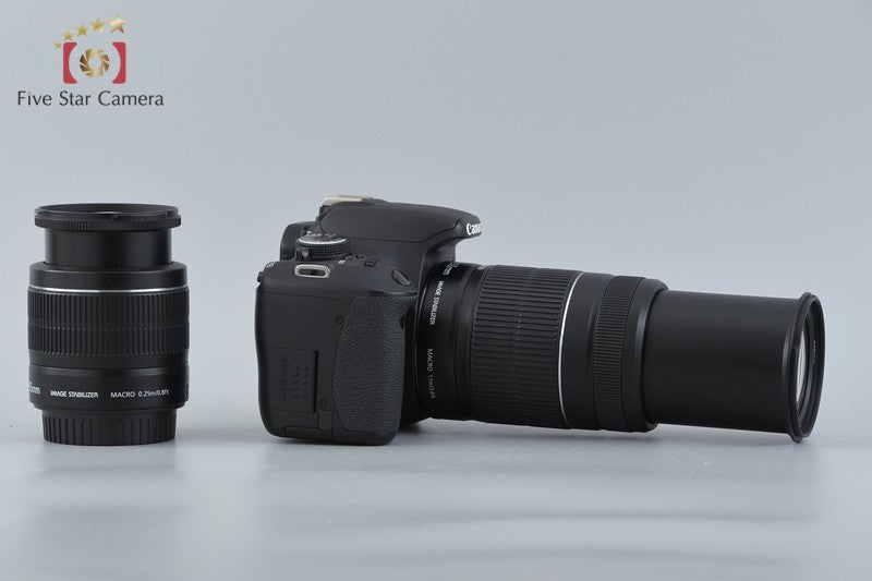 Canon EOS Kiss X5 / Rebel T3i / 600D 18.0 MP 18-55 55-250 Lenses