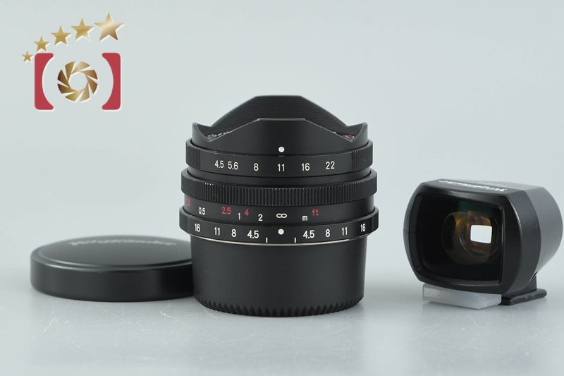 Voigtlander SUPER WIDE-HELIAR 15mm f/4.5 Aspherical Black for L39 w/ Viewfinder