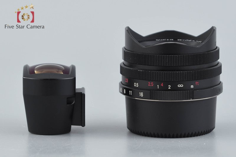 Voigtlander SUPER WIDE-HELIAR 15mm f/4.5 Aspherical Black for L39 w/ Viewfinder