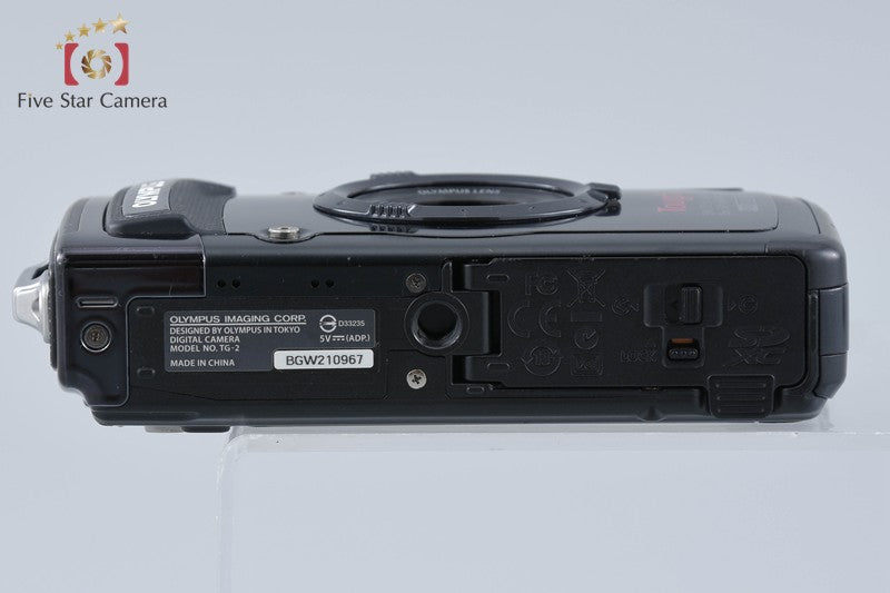 "Shutter count 1,455" Olympus STYLUS TG-2 Tough Black 12.0 MP Digital Camera
