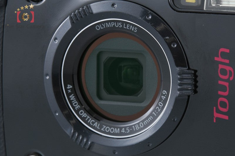 "Shutter count 1,455" Olympus STYLUS TG-2 Tough Black 12.0 MP Digital Camera