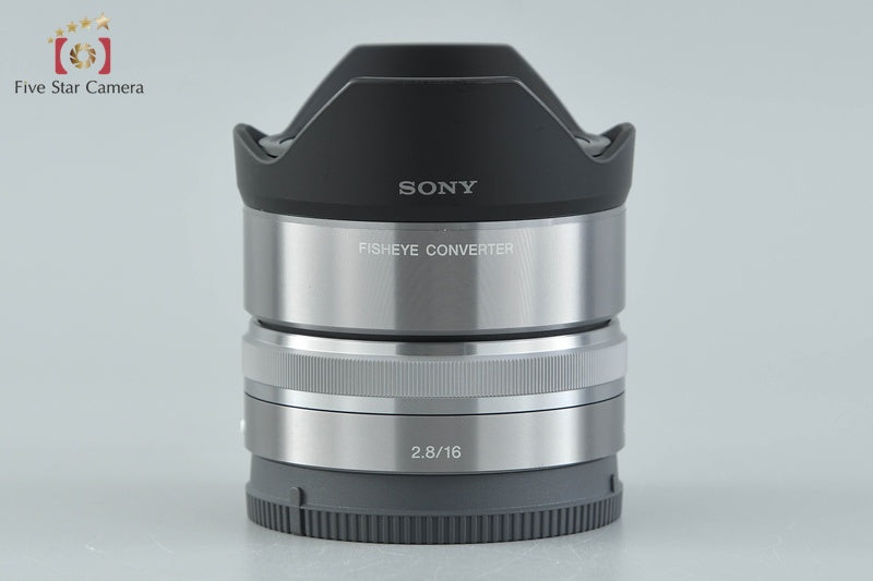 SONY E 16mm f/2.8 SEL16F28 + VCL-ECF1 Fisheye Converter