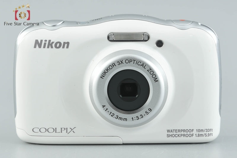 Nikon COOLPIX W150 White 13.2 MP Digital Camera w/ Box