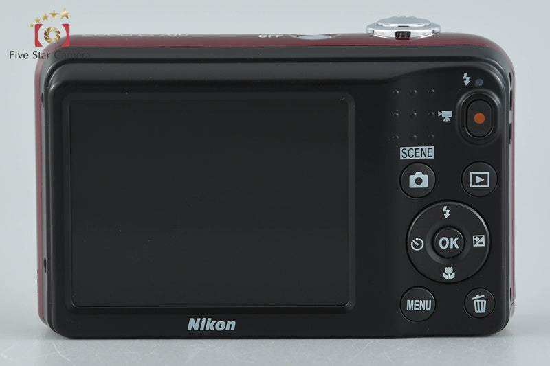 Nikon COOLPIX A10 Red 16.2 MP Digital Camera w/ Box